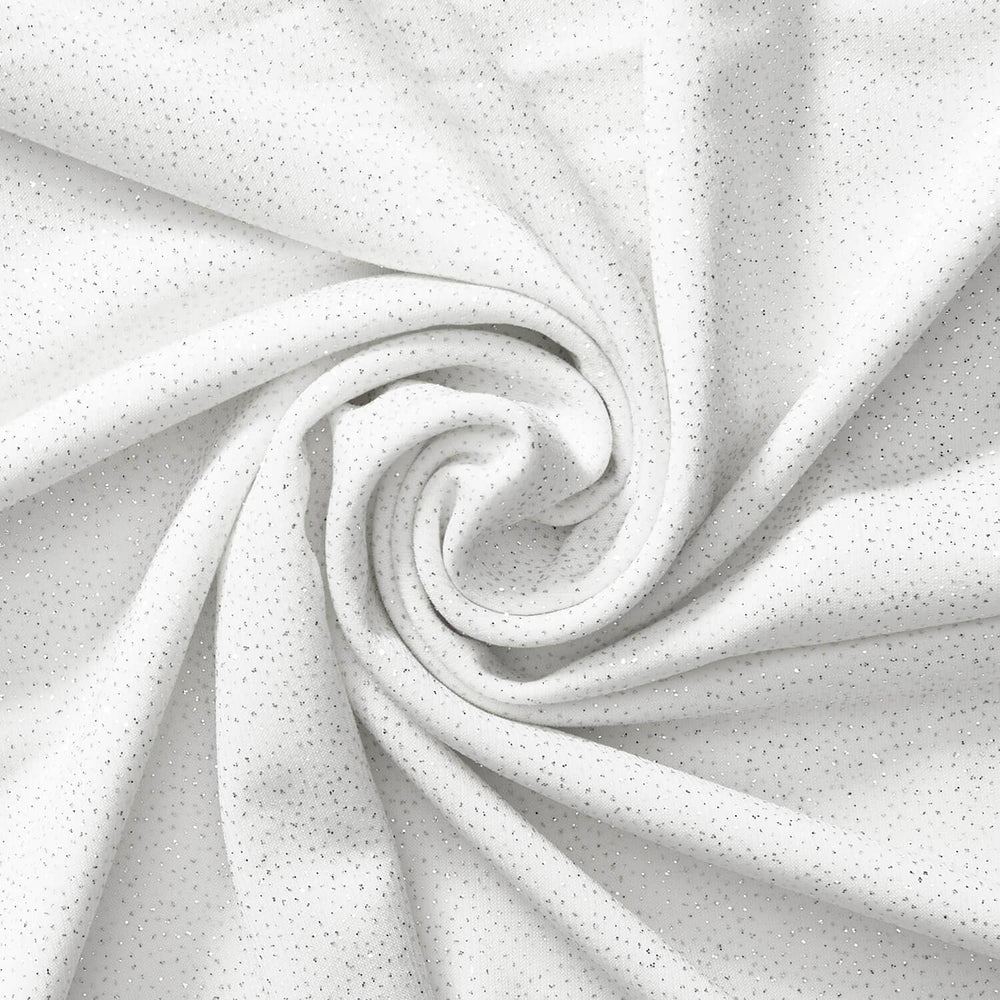 Glitter ITY Knit Jersey Fabric By The Yard
