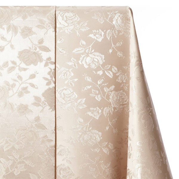 Rose Jacquard Satin Fabric | Fabric Wholesale Direct