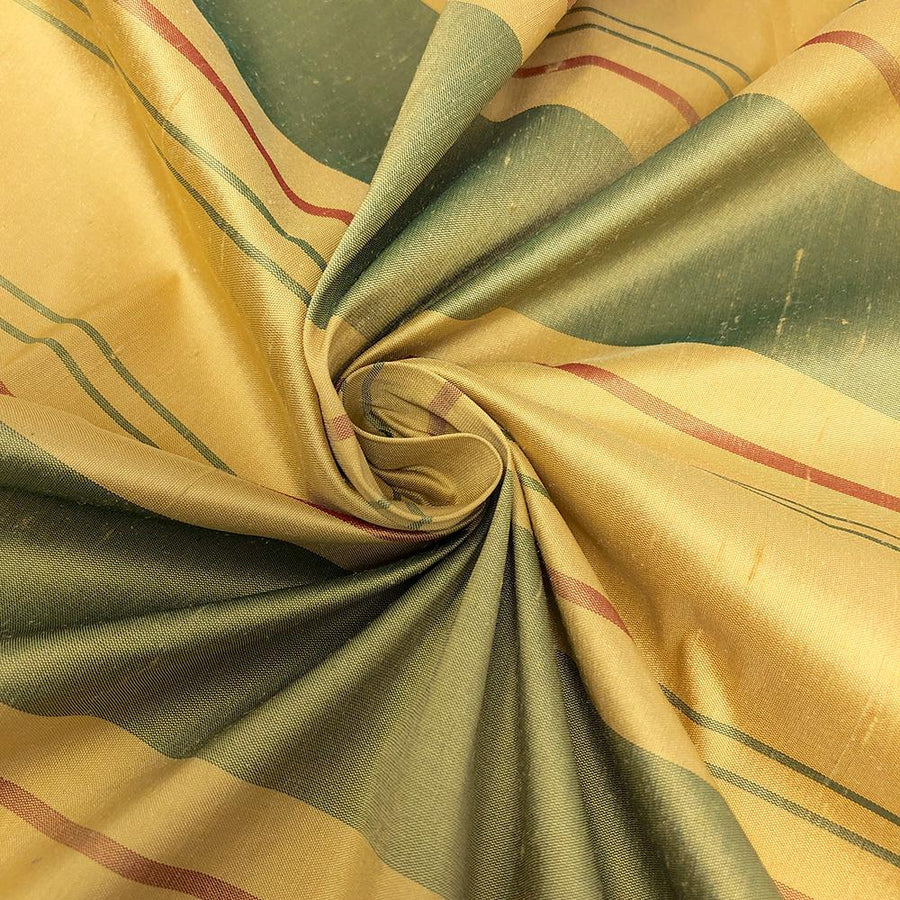 Multicolor Striped Silk Shantung 315 Fabric main image 0
